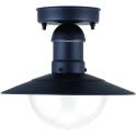 Fenjer plafonska Imperial 1xE27 IP44 Crna