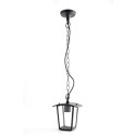 Fenjer visilica Coronado 1xE27 IP44 Crna