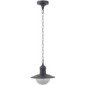 Fenjer visilica Imperial E27 IP44 antracit 240x830mm
