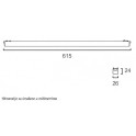 BBLINK LED26 600F ŠINSKA MAGNETNA SLIM RASVETA SVETILJKA 20W WW BELA 48V