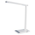 LED stona lampa Scott 12W 5000K bela sa adapterom