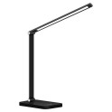 LED stona lampa Tyler 6W 5000K crna sa adapterom