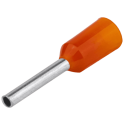 Izol. zavrsna caura 0.5mm2 L=10mm Narandzasta (hilzna)