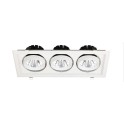 LED downlighter kockasti 3x30W Sein IP20 8400lm NW 4000K 36