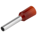 Izol. zavrsna caura 1.5mm2 L=25mm Crvena (hilzna)