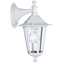 SPOLJNA ZIDNA LAMPA FENJER 1XE27 BL300DN BELI BRILIGHT