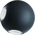 LED spoljna zidna cetvorostrana lampa 12W WW IP54 AVIDE