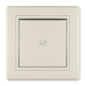 609.999 Taster sklopka za svetlo PRESIGE bez indik. 10A 250V