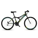 GALAXY BICIKL CASPER 260 26"/18 CRNA/TIRKIZ/ZELENA