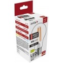 LED Filament lopta 4.9W E27 A60 WW 2700K 806lm