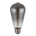 LED SIJALICA FILAMENT E27 ST64 6.5W 2000K DIMABILNA SMOKE GLOBO