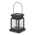 Bastenska lampa solarna viseci lampinjon micro LED IP44 crna