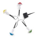 Solarna LED lampa 4 pecurke 4 boja IP44
