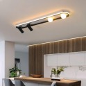 LED PLAFONJERA 34W WW 3000K TOPLO BELA VESTA 480 CRNA BBLINK
