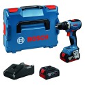 Bosch GSR 18V-65, 2x5Ah baterija + brzi punjač + L-BOXX 136, Akumulatorska bušilica-odvrtač