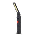 Dzepna lampa Worklight sklopjiva punjiva IP54 crna PVC 3W