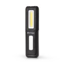 Dzepna lampa Worklight 1W+3W punjiva IP54 crna PVC
