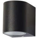 Spoljna zidna lampa Alega 1xGU10 IP44 Crna