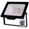 LED reflektor SMD 100lm/W Slim 30W RGB IR remote crna