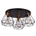 plafonska lampa 3xe27  cage 10201