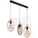 Luster visilica 3xE27 drvo