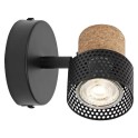SPOT ZIDNA LAMPA 1XGU10 DECOR CORK BK LEDVANCE