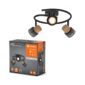SPOT LAMPA 3XGU10 DECOR CORK BK LEDVANCE