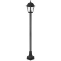 Fenjer stubna lampa Blake 1xE27 Crna IP44 165x1.220mm