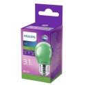 LED SIJALICA E27 ZELENA 3.1W = 25W PHILIPS
