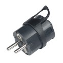 Utikac suko 16A 250V crni ravni