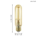 LED SIJALICA E27 T32 4W AMBER 1700K DIM EGLO