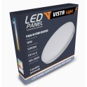 LED panel 18W nadgradni 6500K okrugli Vista light