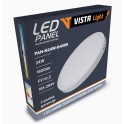LED panel 24W nadgradni 4000K okrugli Vista light