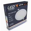 LED panel 3W ugradni 6500K okrugli Vista light