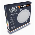 LED panel 6W ugradni 4000K okrugli Vista light