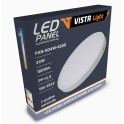 LED panel 24W nadgradni 6500K okrugli Vista light