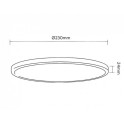 LED PLAFONJERA CCT 18W LV BELA BBLINK