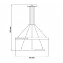 LED LUSTER 61W WW LUNA 236 SIVA BBLINK