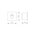 UGRADNA LED ZIDNA LAMPA 3W 3000K L2930