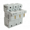 Cilindricno postolje osiguraca 100A. 22x58mm Un=230V/400V 3P