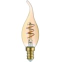 LED Filament sveca soft plamen 3W E14 EW 2700K