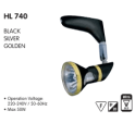 HL740 Halogen lamp silver
