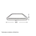 LED PLAFONJERA SA DALJINSKIM 24 48W CCT VESTA 666 BBLINK