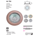 HL754 Rozetna sa grlom red copper