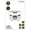Naglavna lampa sa akumulatoromi senz. XPE+RED svetlo 5W bela