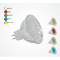 HL LED JCDR 1.2W color 220V green GU5.3