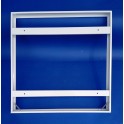 Metalni nosac - ram LED panela 600x600mm sa oprugom bela