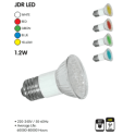 HL JDR LED 1.2W E27 220V yellow