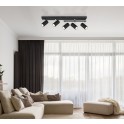 SPOT LAMPA 5XGU10 CRNI 57911 5B ROBBY GLOBO