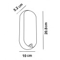 BRODSKA LED LAMPA 18W NW BL1 IP65 CRNA